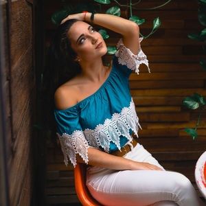 Off Shoulder Lace Top